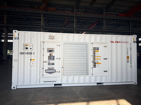 Containerised custom power package for an AIM Mining project in Western Australia