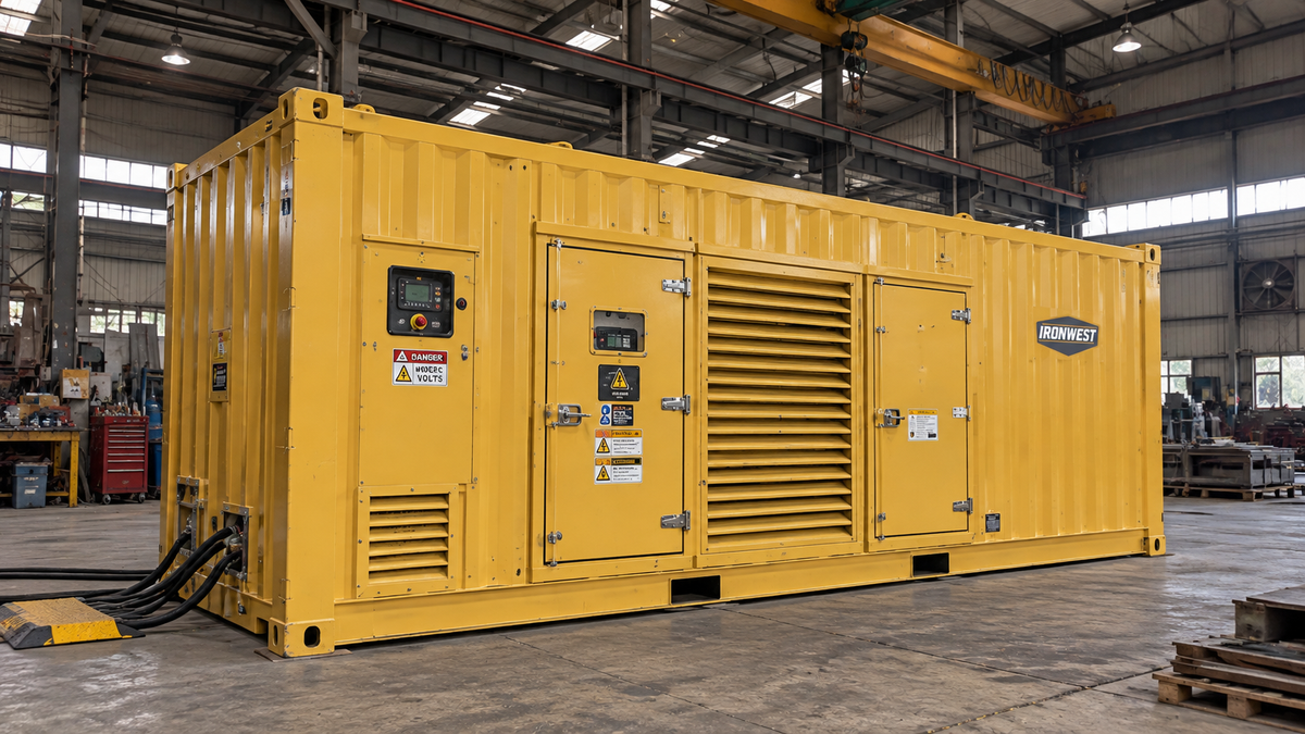 IronWest diesel generator for mining, construction and project power applications in Australia