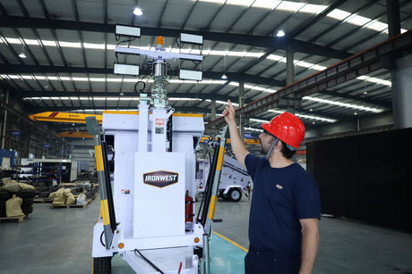 IW-89V Solar Lighting Tower: Practical Site Lighting for Mining and Civil Projects
