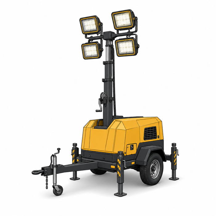 IronWest lighting towers for construction and remote worksites